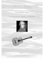 Ave Verum Corpus - for Guitar Solo (Mozart) arranged by Markus Plattner